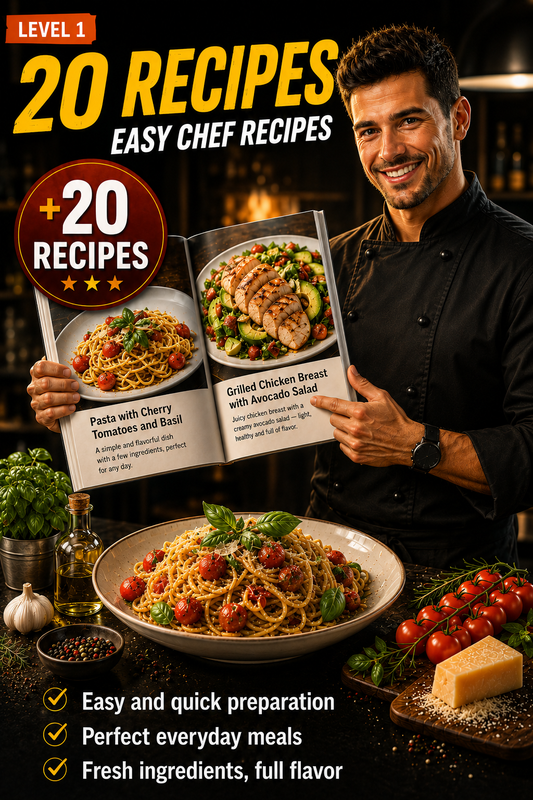 Level 2 – 20 Recipes: Easy Chef Recipes